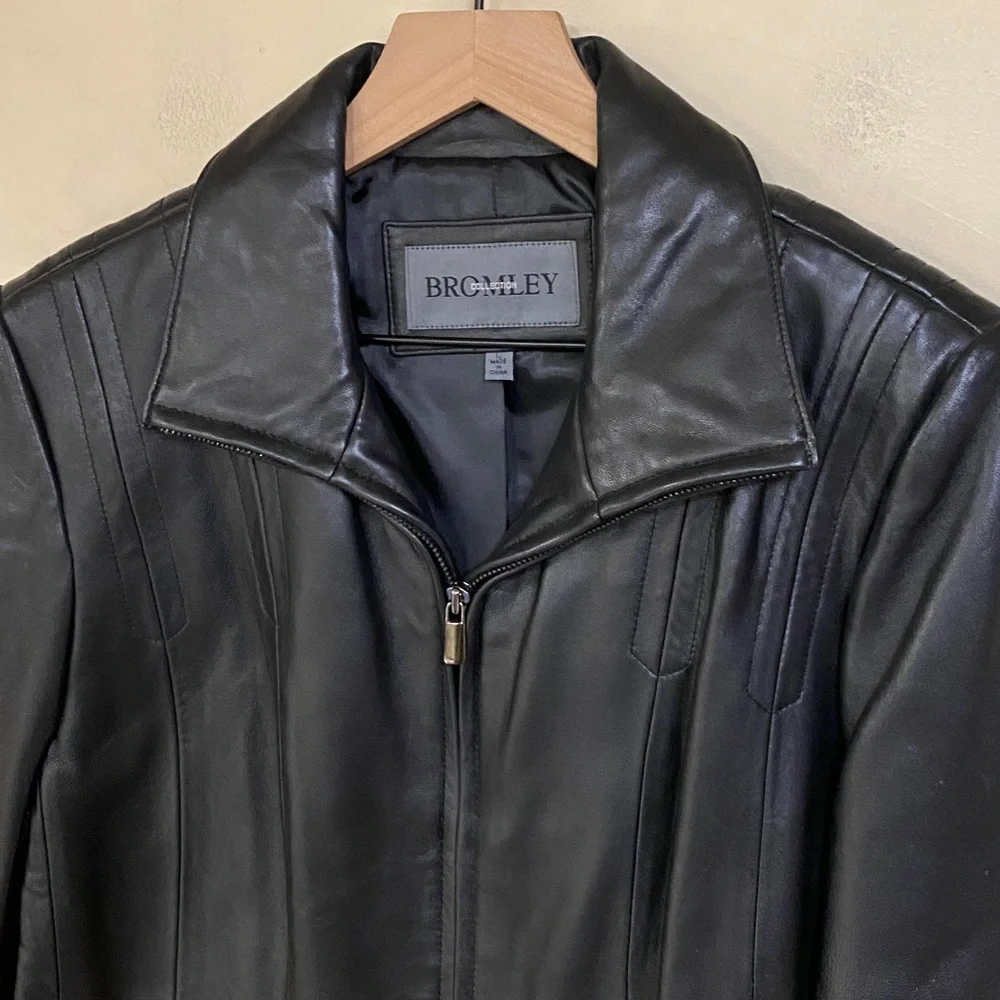 Bromley Collection Leather Jacket - Picture 2 of 5